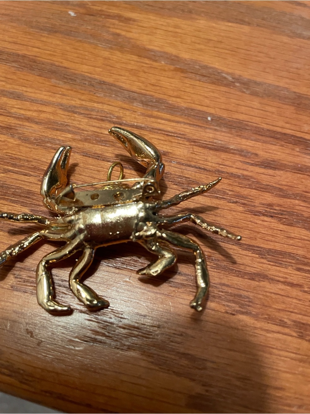 Gold Tone Crab pendant / Brooch - Picture 4 of 6